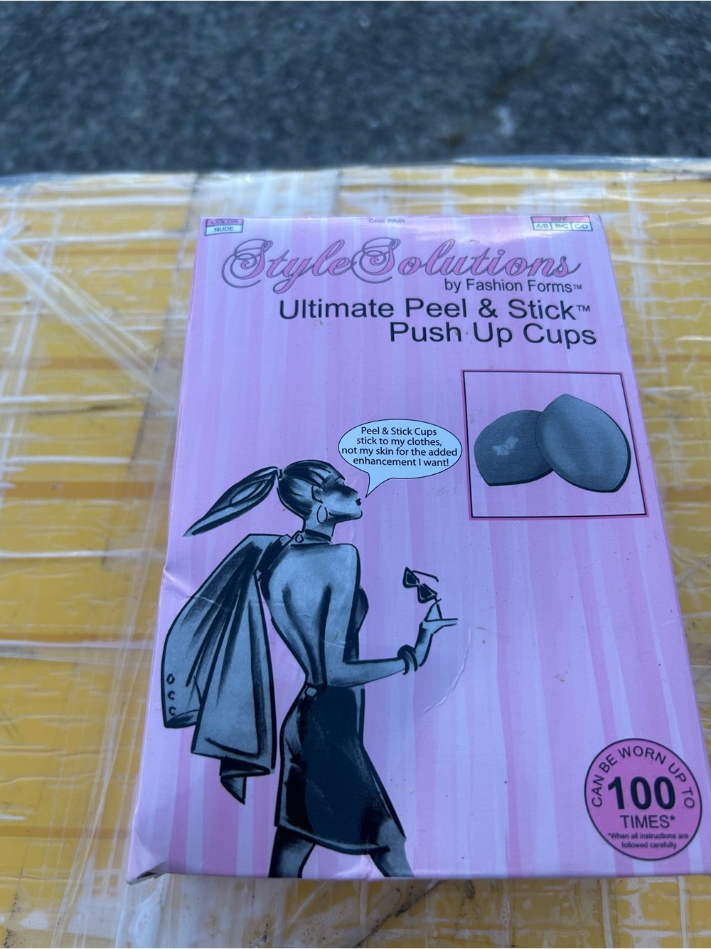 Ultimate Peel & Stick Push Up Cups - Pink
